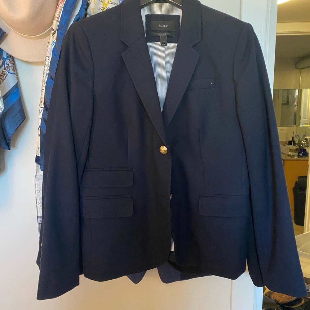Blue Jcrew Schoolboy Jacket. Lined. - image 7
